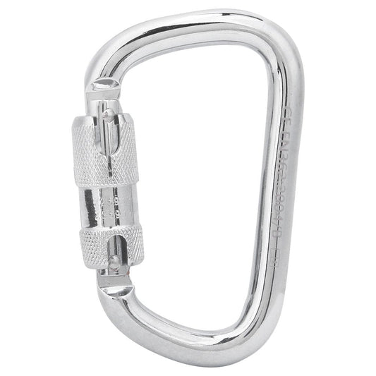 D Lock Carabiner, 40Cr Steel D Carabiner Rotating Design High Hardness for Outdoor Climbing Accessory