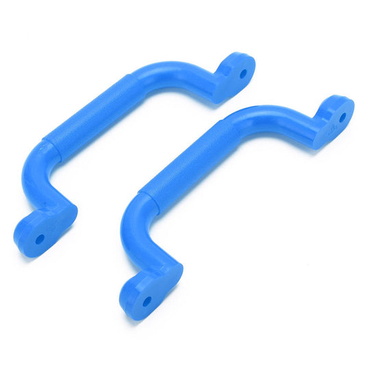 Mounting Hardware Stair Handle, Mounting Hardware Kits Kids Climbing Frame Swing Toy Kids Handrail Swing Accessories with 4 X Washer for Climbing Frames Blue
