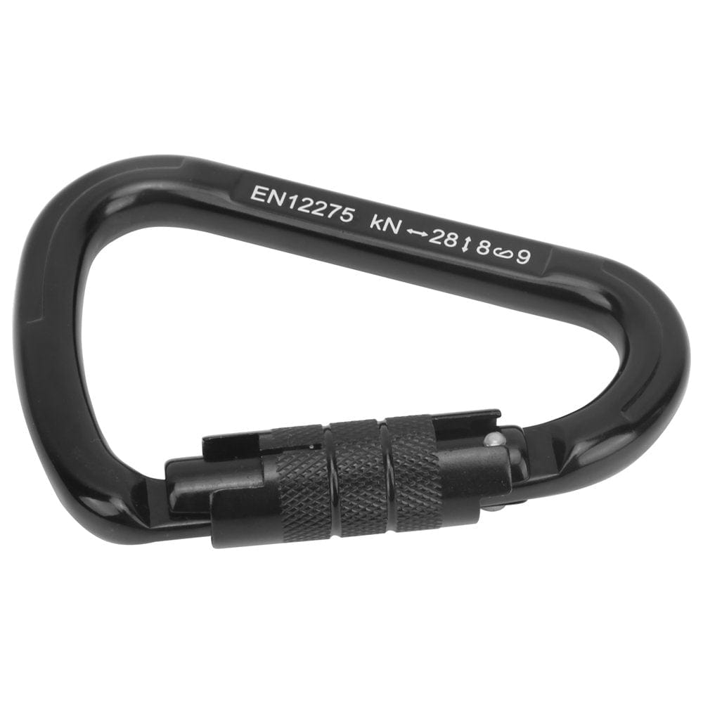 ESTINK Buckle Carabiner Outdoor Rock Climbing Safety 28KN Connector Lock Accessory Black,Outdoor Carabiner,Safety Buckle Carabiner