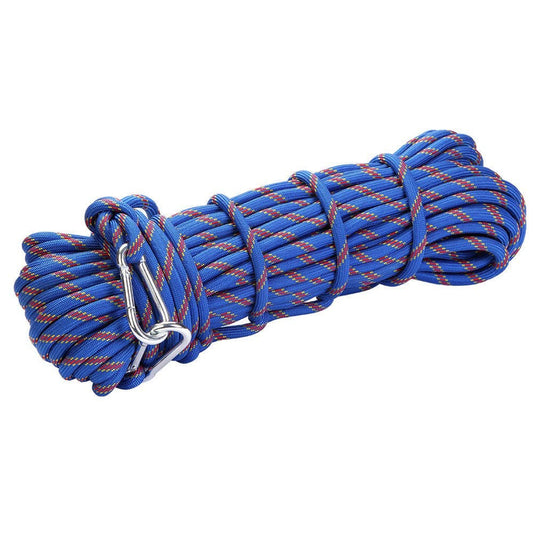 Flcivsh 20M Outdoor Rock Climbing Rope Rock Climbing Equipment Emergency Rescue Safety Rope Hiking Accessory