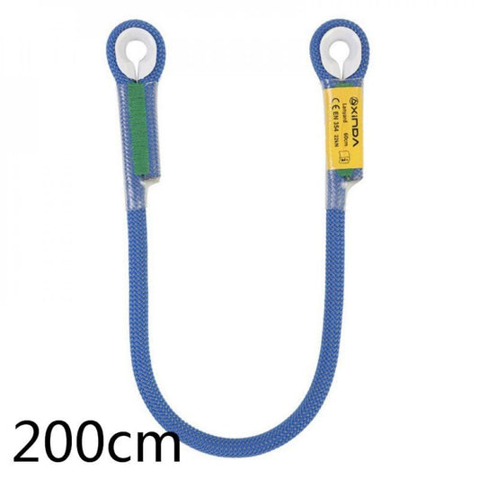 Greyghost 1Pc Professional Rock Climbing Rescue Lanyard Protective Eye-To-Eye Loop Rappelling Rope Mountaineering Accessories Blue 200Cm/78.7"