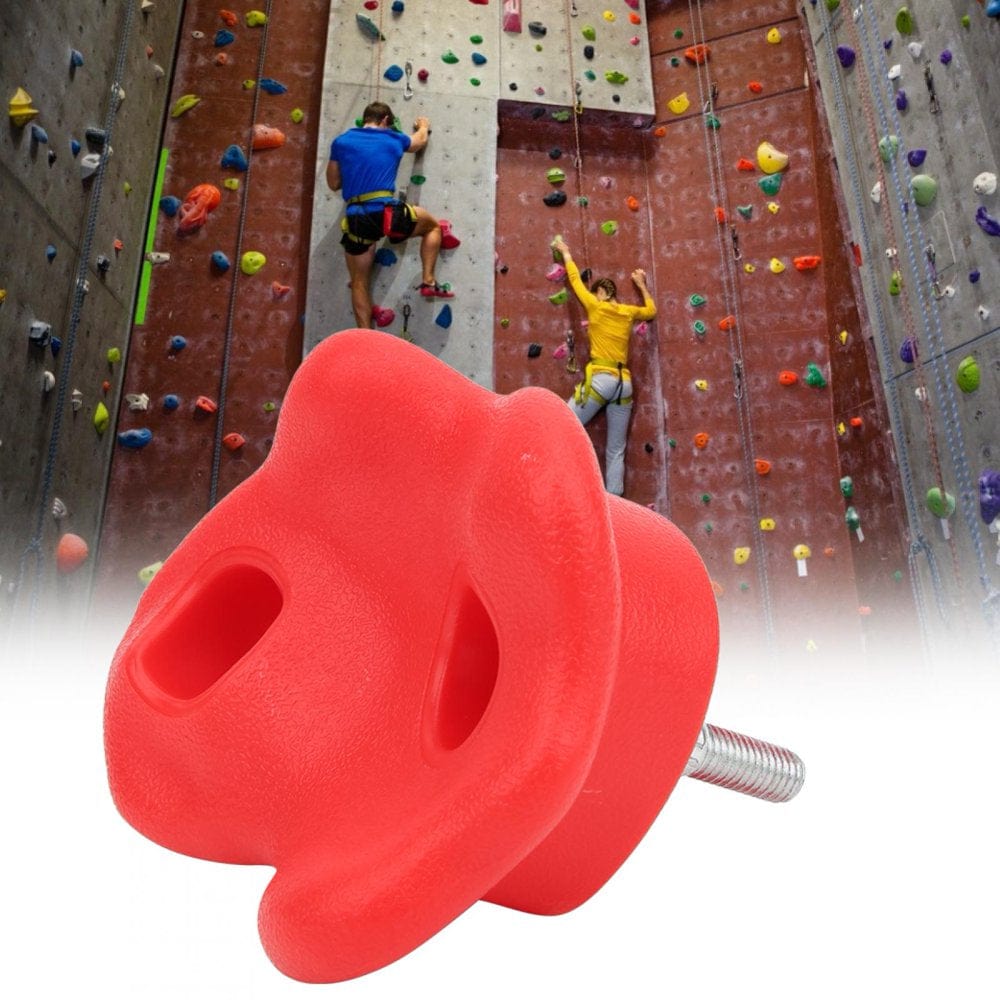 Haofy Red Rock Climbing Holds, 10 Pcs Climbing Holds, Wall Climbing Accessories for Amusement Equipment