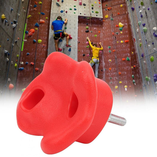 Haofy Red Rock Climbing Holds, 10 Pcs Climbing Holds, Wall Climbing Accessories for Amusement Equipment