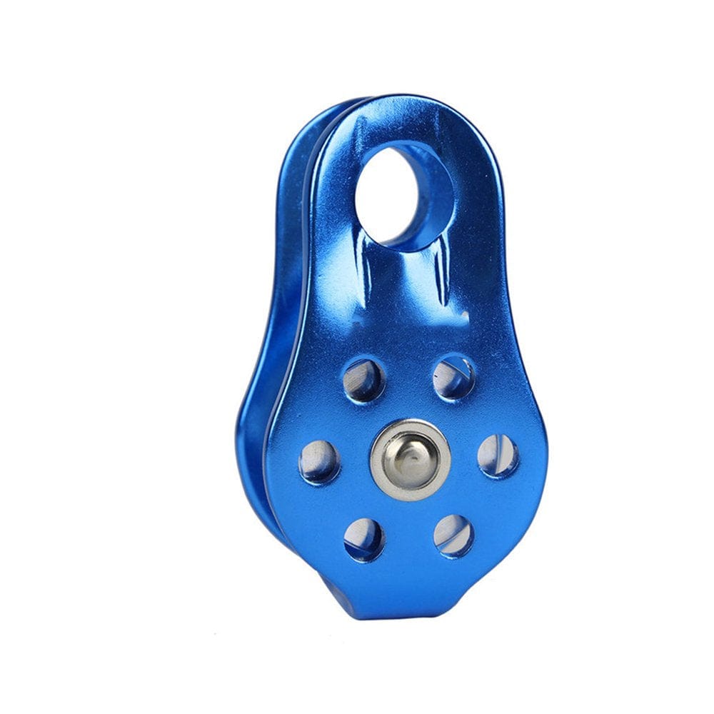 Hi FANCY Climbing Pulley with Ball Bearing Outdoor Camping Hiking Survival Rescue Accessory Mountaineering Traverse Hauling Equipment Green