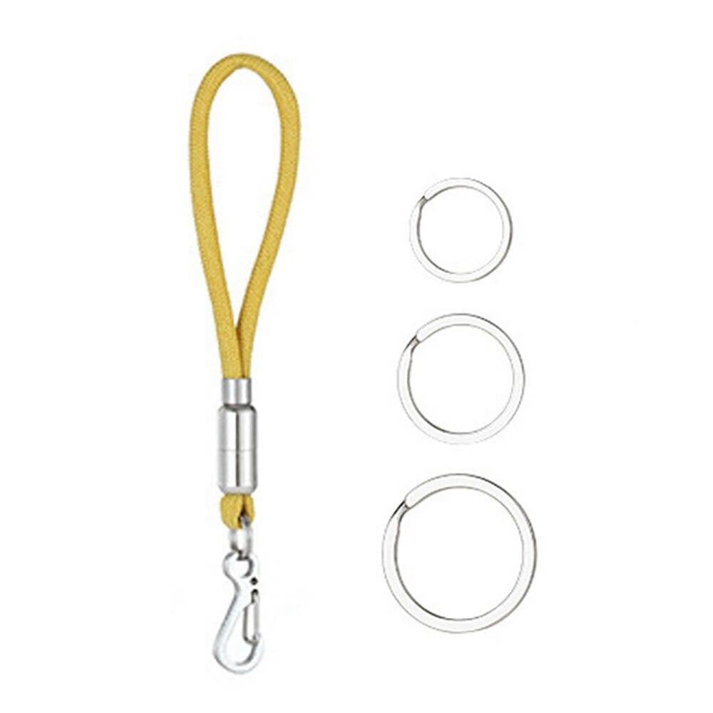 MEROTABLE Promotions Outdoor Keychain Carabiner Anti-Lost Hand Strap Keys Tools Holders Camping Hiking Climbing Hand Straps Outdoor Accessories