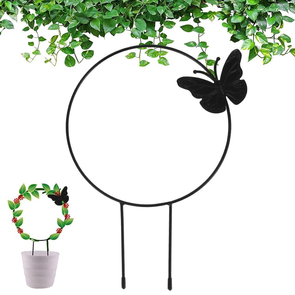 Relax Loe Garden Trellis for Ines and Climbing Plants Mini Plant Climbing Rack Durable Plant Support Frame Garden Tools for Houseplants and Ines,Loe Butterfly 1Pcs