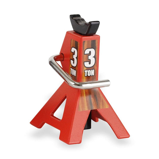 ROBOT-GXG Metal Simulation Jack Stand Remote Control 1:10 Crawler Truck Climbing Vehicle Adjustable Height Lift Support Repair Accessories Red