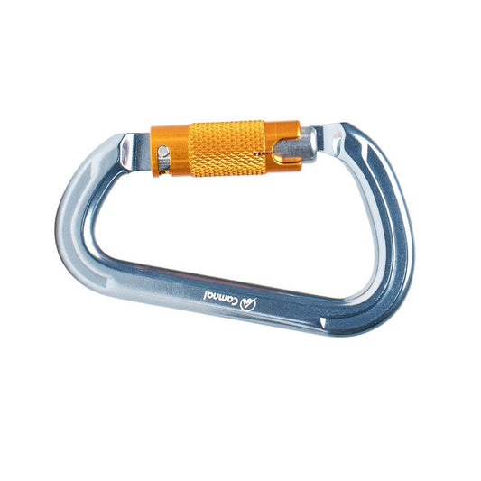 Rock Climbing Carabiner Automatic Safe Lock Accessory D-Shape Climb Buckles Body Protecting Tool Safety Buckle for Outdoor Sport