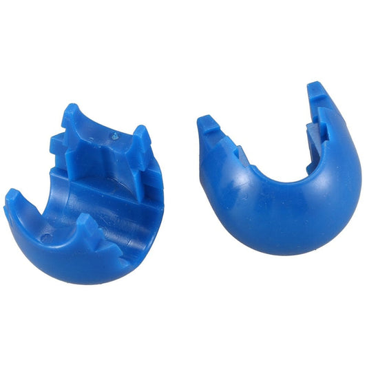 Saisrt 10Pcs Climbing Rope Net Plastic Connector Net Buckle Climbing Accessories for Outdoor Amusement Swing Climbing Rope Parts Blue