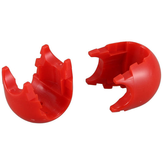 Saisrt 10Pcs Climbing Rope Net Plastic Connector Net Buckle Climbing Accessories for Outdoor Amusement Swing Climbing Rope Parts Red