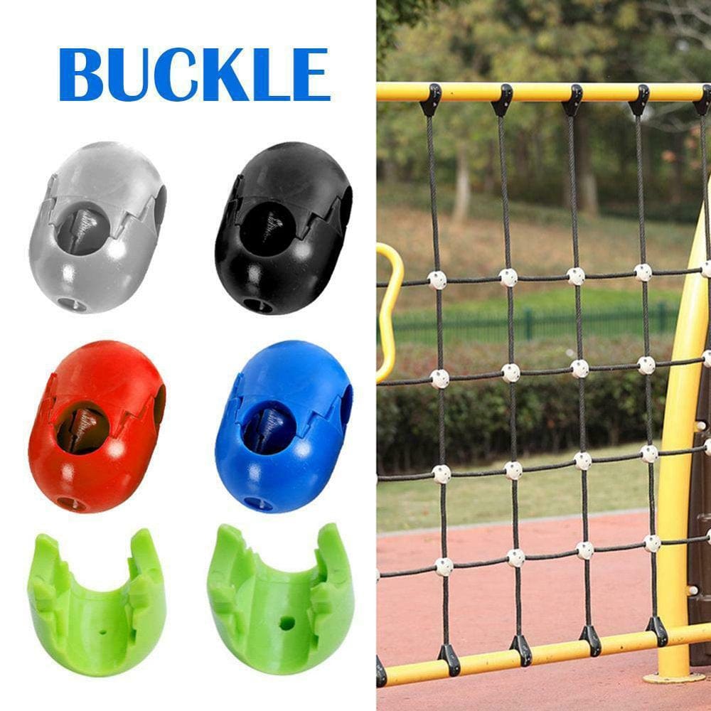 SANWOOD Outdoor Toys Gift 5Pcs Kids Climbing Rope Net Plastic Buckle Connector Outdoor Swing Accessories