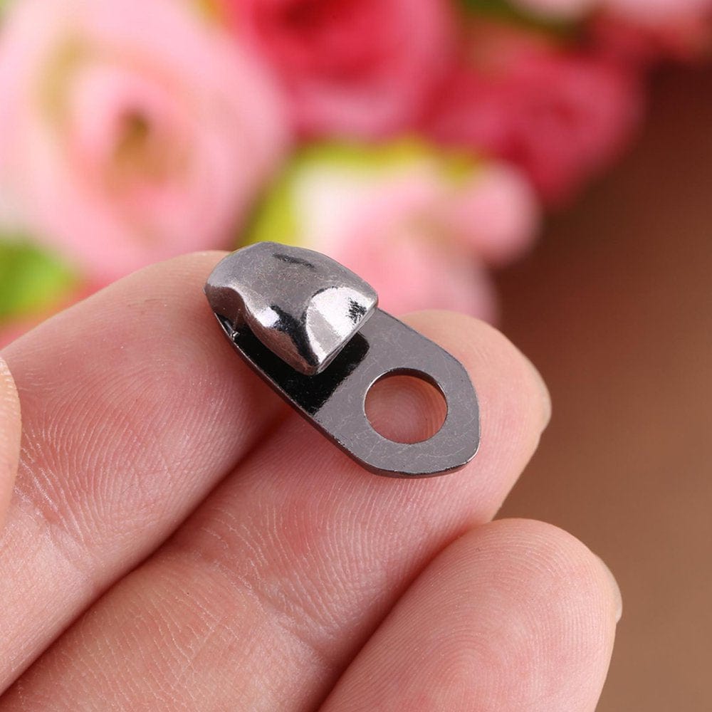 TOPINCN 20Pcs/Set Boot Hooks Lace Fittings with Rivets for Repair/Camp/Hike/Climb Accessories,Climb Shoelace Buckle