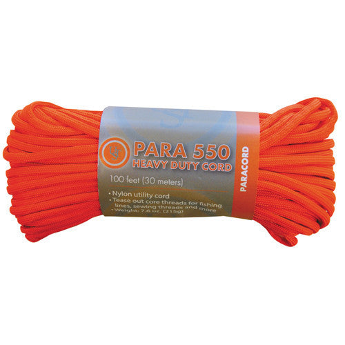 Para 550, 100-ft Hank, Orange - GhillieSuitShop