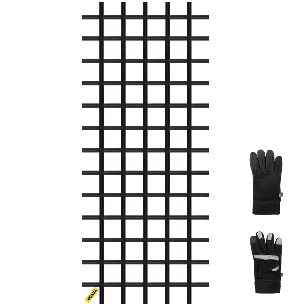 VEVOR Climbing Cargo Net, 8' X 6' Playground Climbing Net, Polyester Material, Rope Ladder, Swingset, Large Military Climbing Cargo Net for Kids & Adult, Indoor & Outdoor, Treehouse, Jungle Gyms