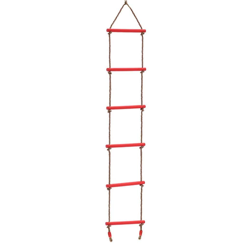 Yfmall Playground Backyard Climbing Swing Rope Ladder Accessories Game Toy for Kids