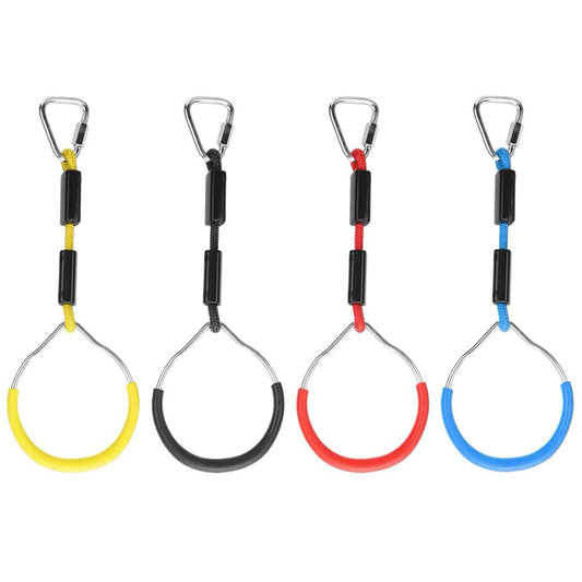 YLSHRF Swing Gymnastic ,4Pcs/Set Children Colorful Swing Gymnastic Kid Climbing Sports Rope Combination Accessory,Outdoor Swing Gymnastic