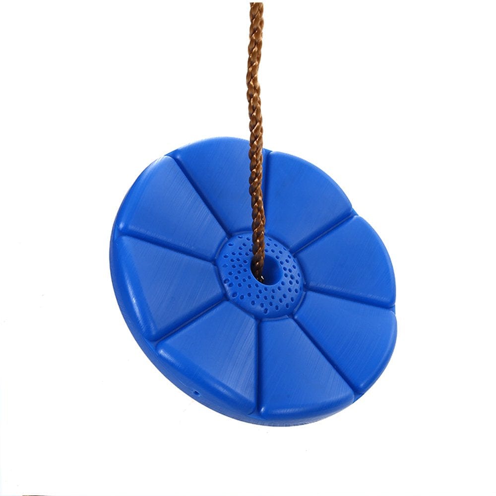 Zimtown Kids Disc Rope Swing Sunflower Seat Swing Set Accessories,Blue
